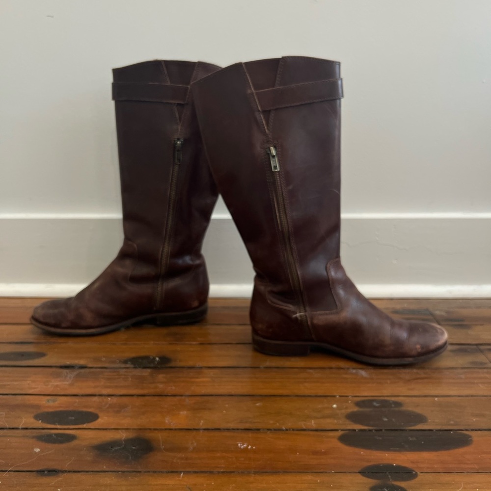 LL Bean rich brown riding boots